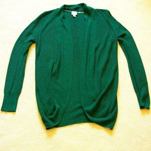 A New Day Green Open Cardigan, Med